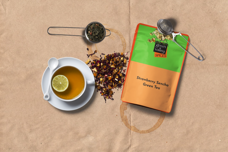 Strawberry Sencha Green Tea