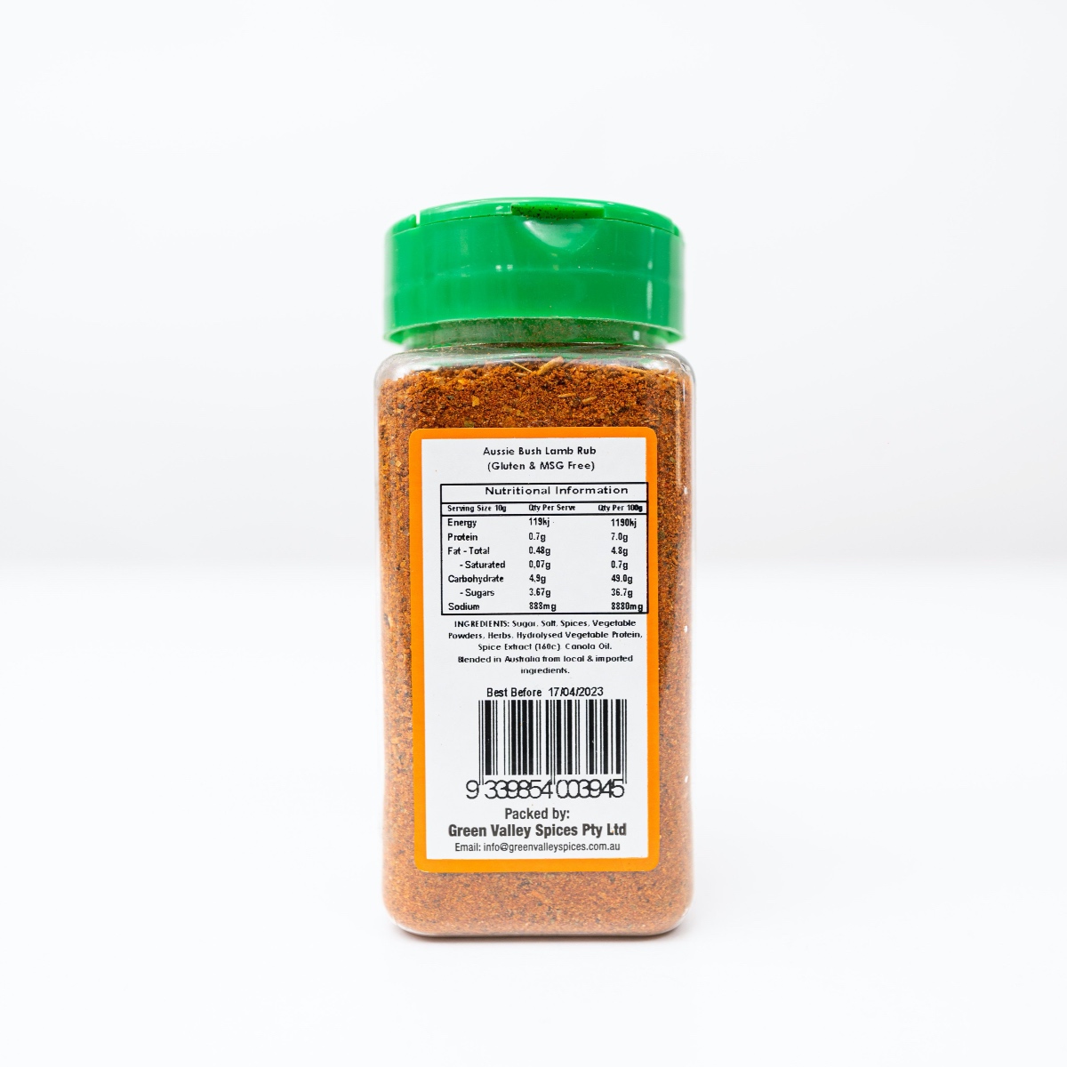 Shaker Jar - Aussie Bush Lamb Rub - Image 2